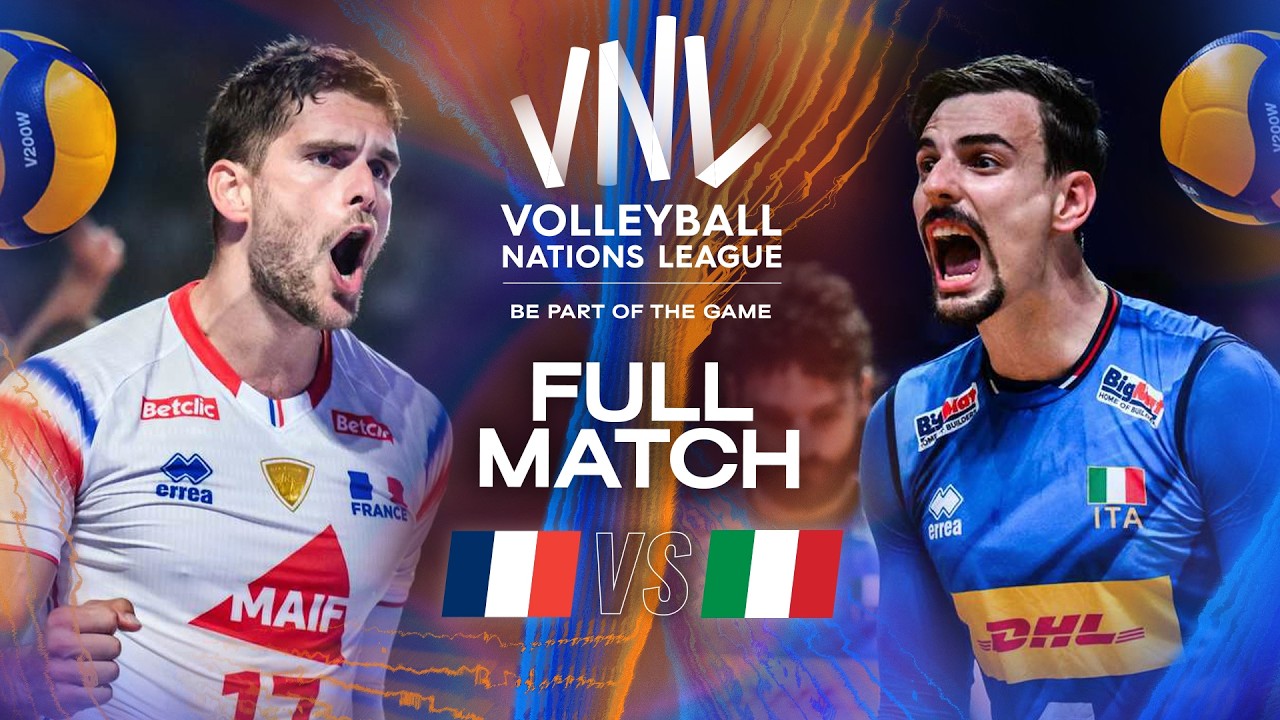 France 🇫🇷 vs. Italy 🇮🇹 | VNL 2025 - Full Match | Week 1