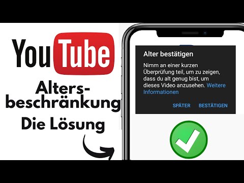 YouTube Altersbeschränkung deaktivieren Handy/PC (Ausweis/Kreditkarte) - Youtube Alter bestätigen