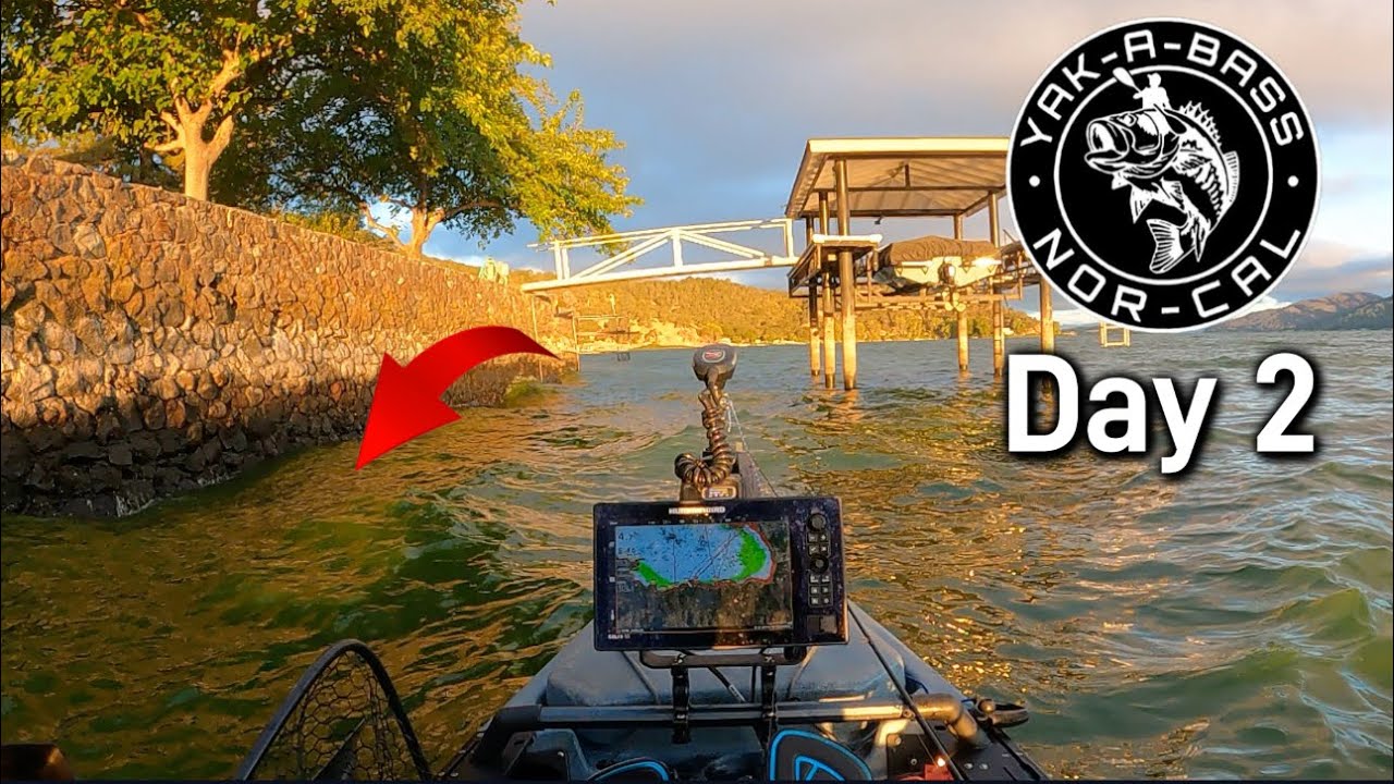 Big clear lake bass were loaded on this wall! Day 2 yak-A-Bass Chris laird memorial.