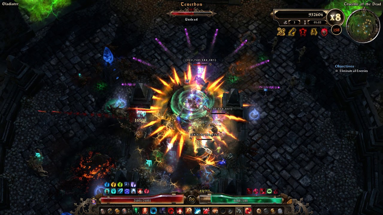 Grim Dawn Aether EoR 2hander Templar YouTube