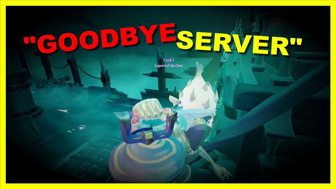 He WILL DDOS the server - Sea of Thieves - YouTube