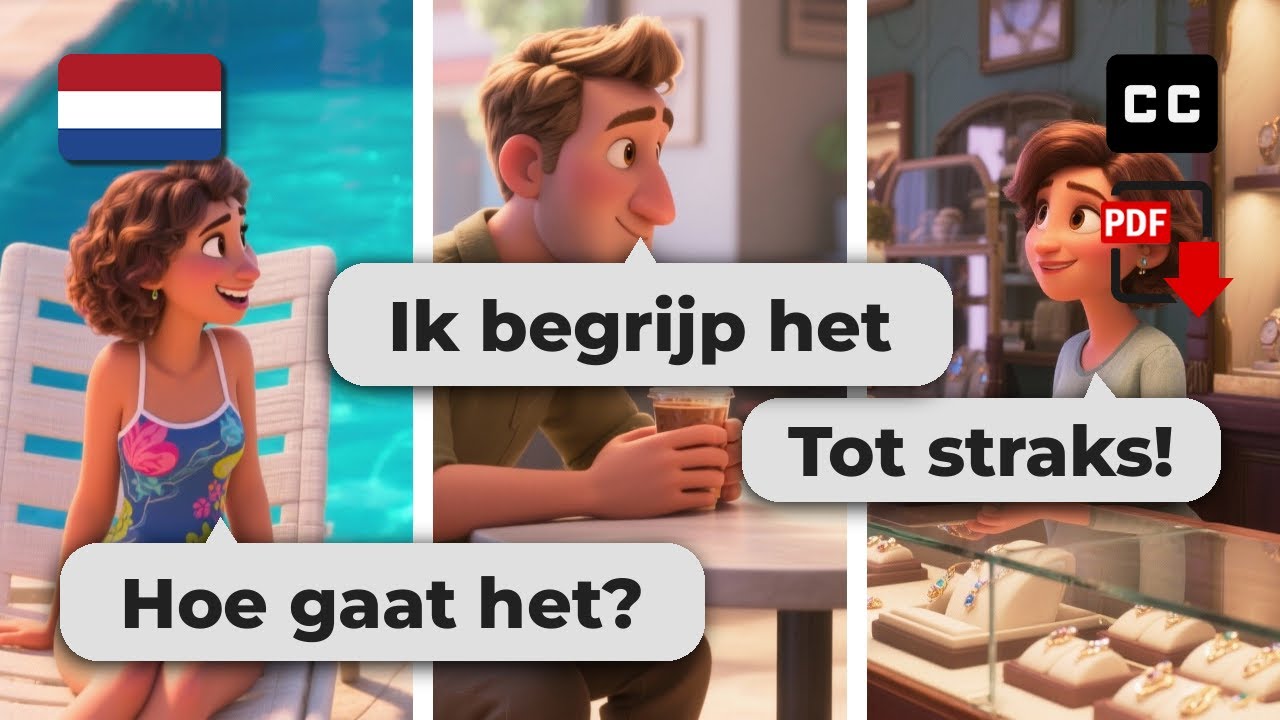 Master Dutch Fast! 🇳🇱 7 Easy Conversations for A2-B1 Learners – Start Speaking Today!