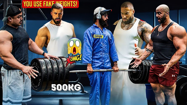 ANATOLY Use FAKE WEIGHTS in GYM PRANK  Pretended to be a CLEANER #1