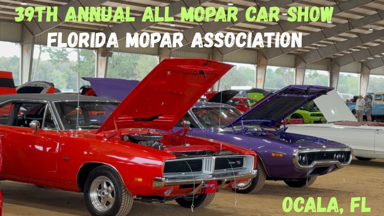 39th Annual ALL MOPAR CAR SHOW,  Ocala, FL - Dodge, Chrysler, Plymouth, & Jeep - FL Mopar Assoc