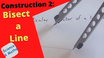 Construction 2: Perpendicular Bisector of a Line: Leaving Cert Maths