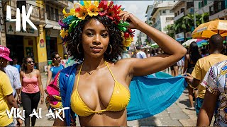 4K LookBook - On a walk in Rio De Jainero | AI girl Art #39