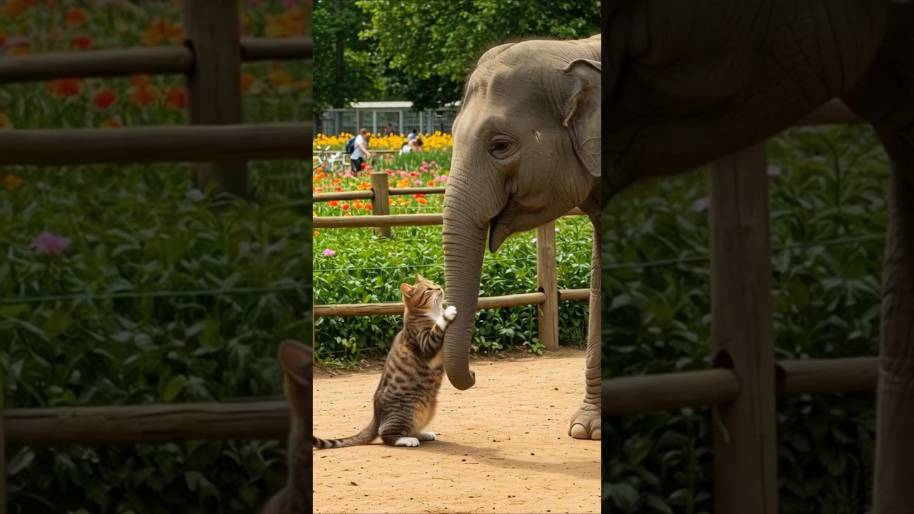 Cat and Elephant's Special Meeting 
