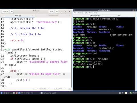 How To Read Line By Line, Word By Word, And Letter By Letter From A File In  C++ - Youtube