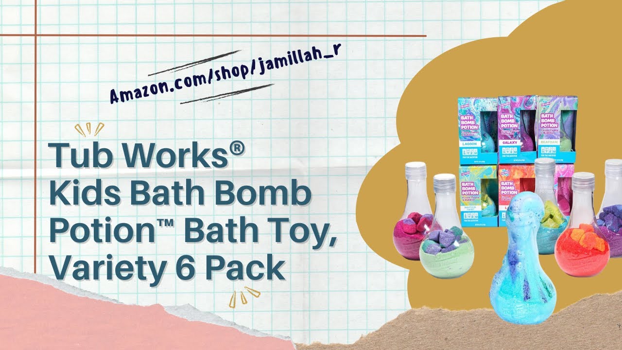 Tub Works Bath Bomb Potion Review | Fizzy Science Bath Toy