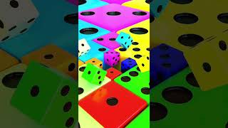 Infinite Color Dice Loop | Mind-Melting Satisfying 3D Animation in Blender #shorts
