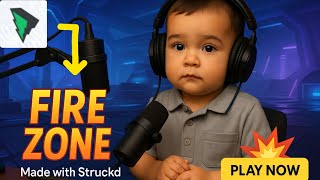 🔥 I Made the BEST 3D Game in Struckd – FIRE ZONE is INSANE! screenshot 3