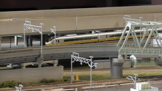 JR東日本・E６５７系「ひたち」、JR九州・８１７系　他　８月２９日のホビーセンターカトー東京のレイアウト（２０２５年８月２９日（金）撮影）
