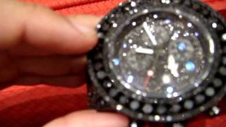 BLACK DIAMONDS BREITLING 77.00CT Breitling Bentley Black Diamond