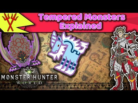 Tempered Monsters & Tempered Tiers Explained Monster Hunter World - YouTube