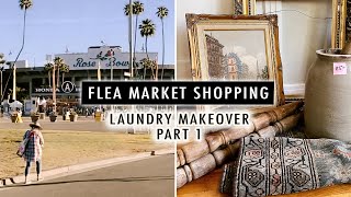 FLEA MARKET SHOPPING (Laundry Room Makeover PART 1) | XO, MaCenna