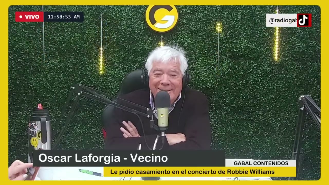 Entrevista: Oscar Laforgia - Vecino Le pidio casamiento en el concierto de Robbie Williams