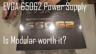 EVGA 650w G2 Power Supply Unboxing and Overview