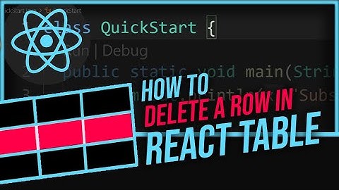 How To Delete Row From Dynamic React JS Table (on button click) #reactjs #coding #frontend