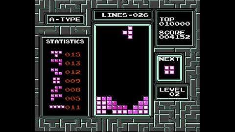 Tetris NES Gameplay [No Commentary]