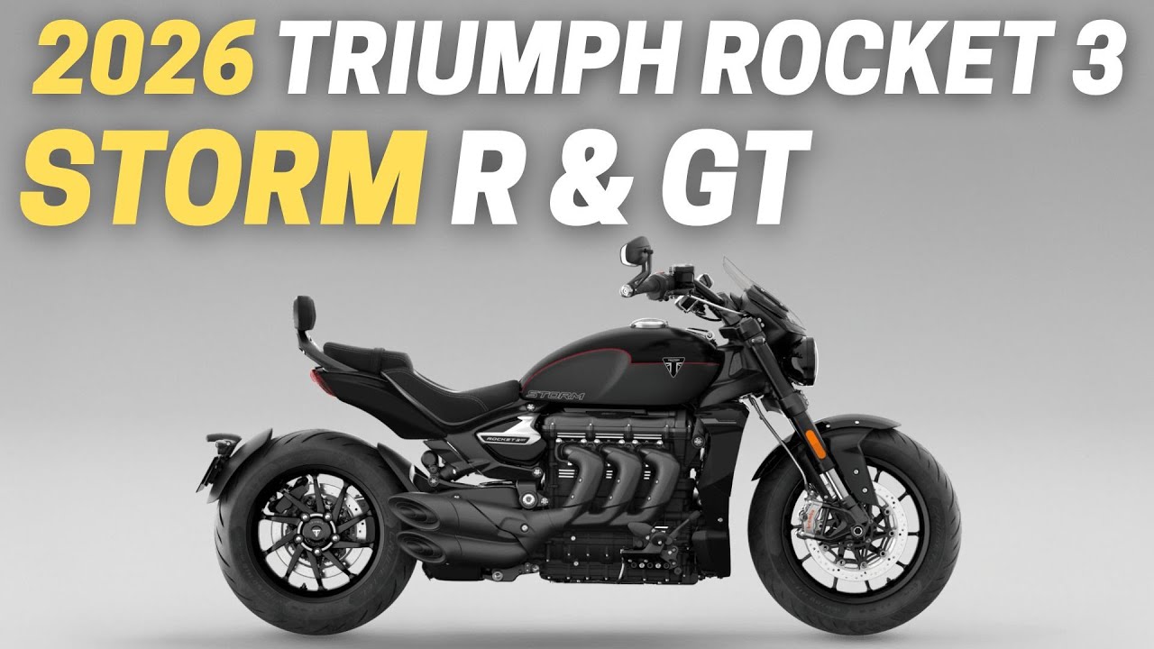 2026 Triumph Rocket 3 Storm R And GT: