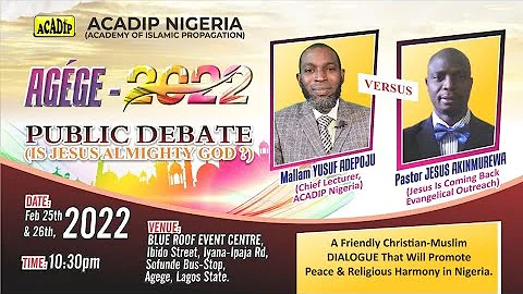 Another hot debate beware Mallam Yusuf Adepoju and Pastor Jesus Akinmurewa #acadip #mallamyusuf