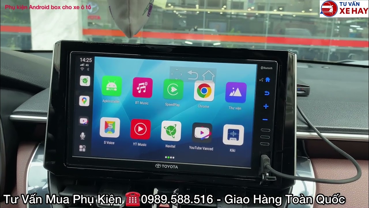 Phụ Kiện Android Box cho xe ô tô thành Màn Hình Thông Minh Toyota Cross, Camry Vios, CRV, Kia, Honda