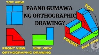 PAANO GUMAWA NG ORTHOGRAPHIC DRAWING?