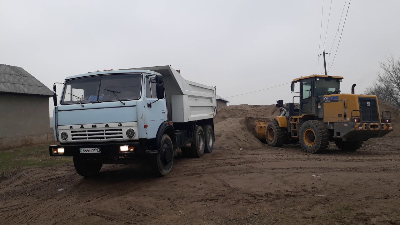 Камаз песка это сколько