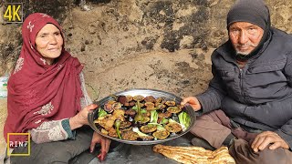 Cooking Delicious Rural Style Food | Fried Eggplant Recipe | Village Life Afghanistan