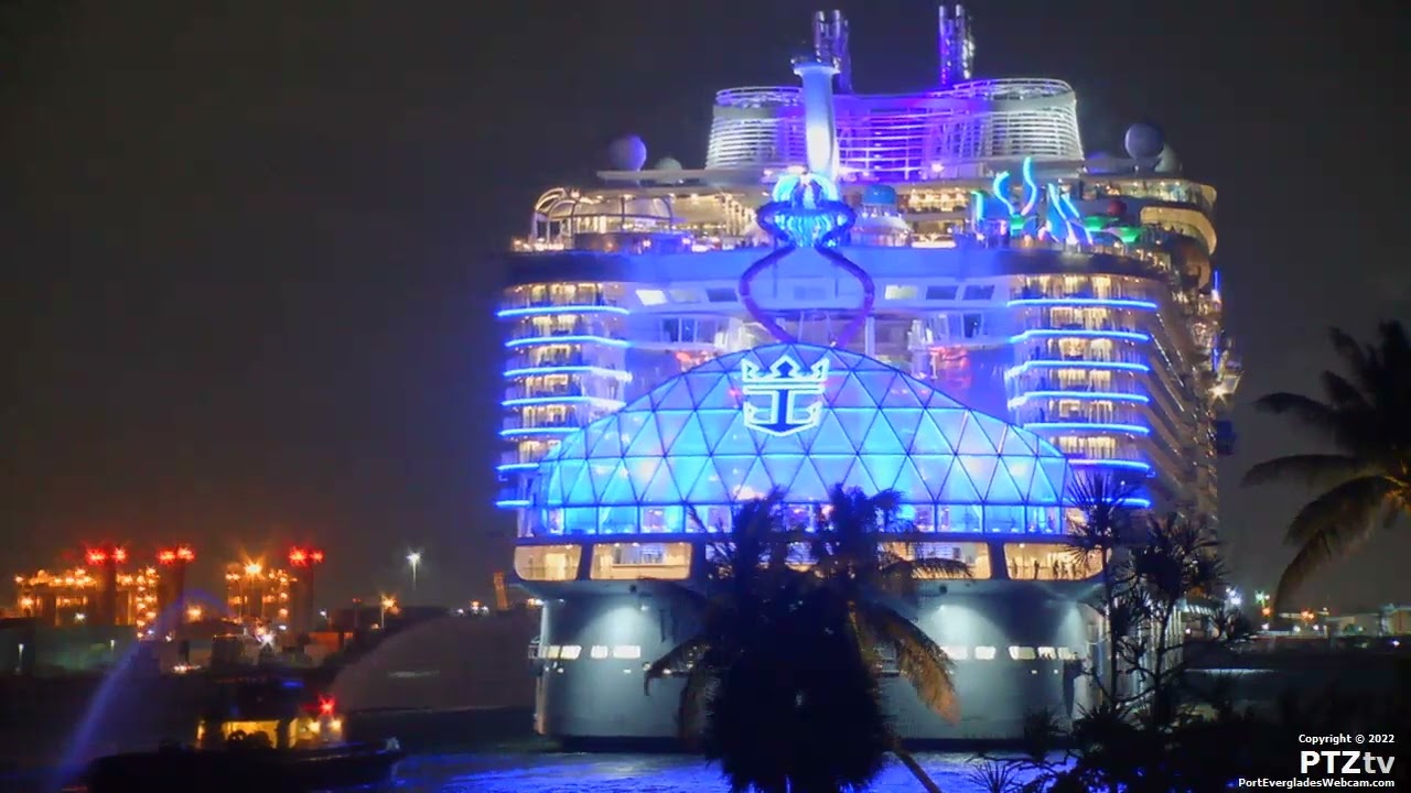 WONDER OF THE SEAS ARRIVAL into Port Everglades - 2/20/2022