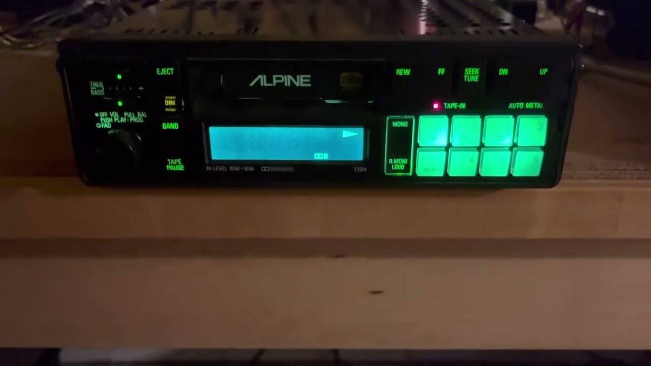 Alpine 7284 - YouTube