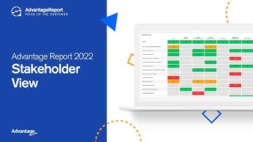 Advantage Report Voice of the Customer 2022 | Stakeholder View Demo