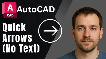 AutoCAD: How to Create Quick Arrows Without Text (2025 Tutorial)