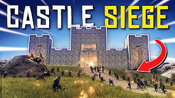 DEFENDING MY CASTLE vs 100 PLAYERS! - Rust Roleplay Event