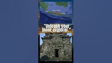 🇮🇩island of java Indonesia Buddist temple Candi Sewu google earth #history #mapguide #googleearth