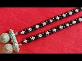 Crystal beads Mangalsutra making#Crystalbeads#pattimangalsutra#टुटा#vandanacreation#मंगलसूत्रगूंथना