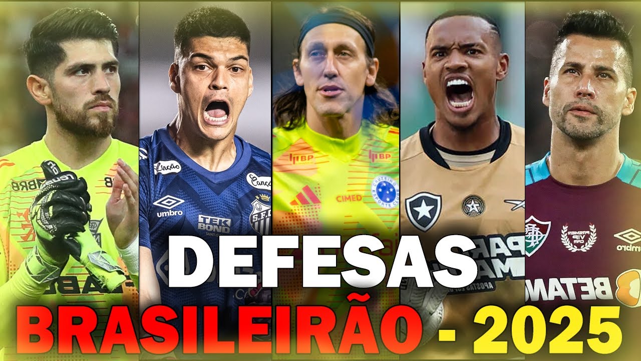 DEFESAS LENDÁRIAS do BRASILEIRÃO 2025 até agora