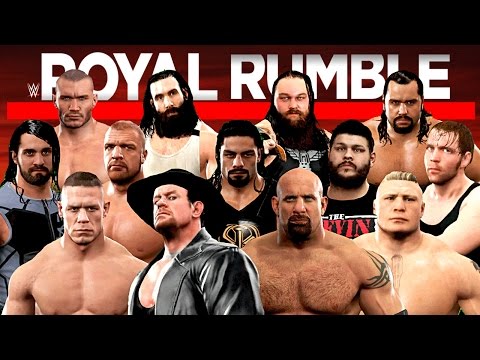 WWE Royal Rumble 2017 Match (WWE 2K17)