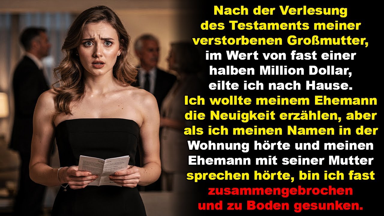 Ich hörte meinen Mann und seine Mutter über mich reden – Sekunden später brach alles zusammen.