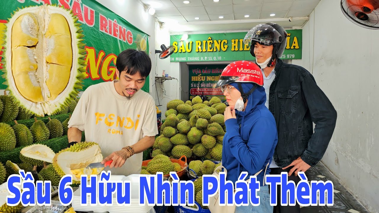 Cận Cảnh Xem Cao Thủ Trổ Tài Khui Sầu Riêng 6 Hữu Nhìn Phát Thèm