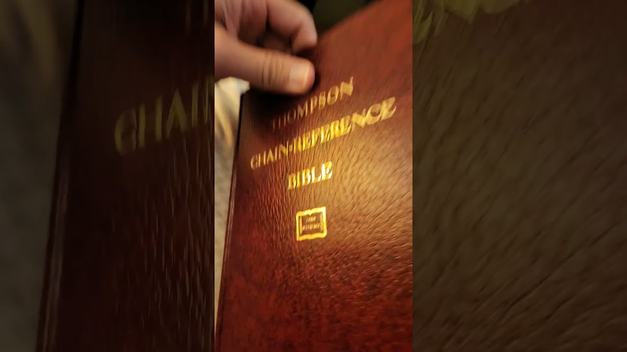 1964 4th Improved Ed. KJV Thompson Chain Reference Bible. 1982 Update.