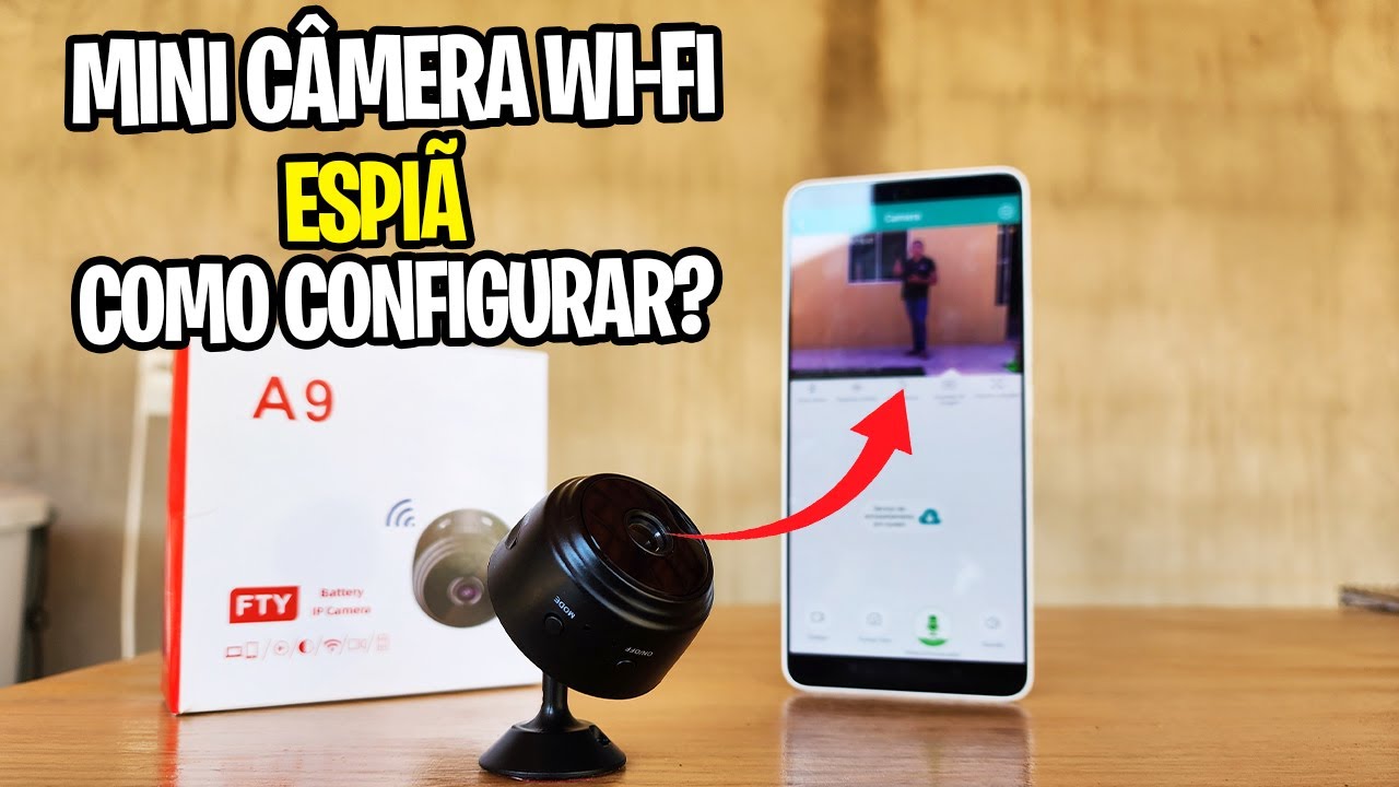 Como Configurar Câmera WI FI Espiã A9 Mini Corretamente passo a passo 2026