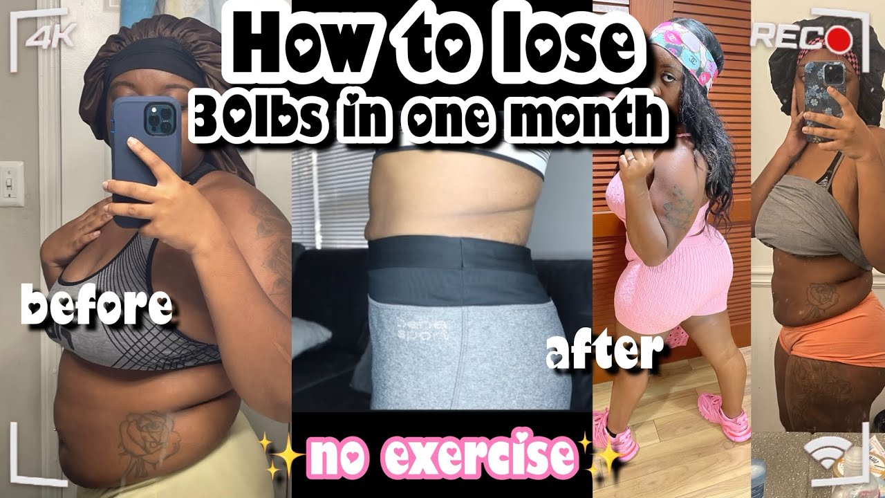 How To Lose 30 Pounds Without Exercise