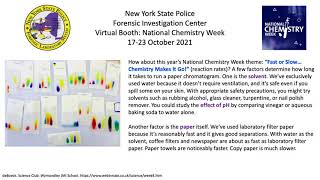 New York State Police Forensic Investigation Center Virtual Booth