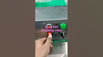 Sugarcane jamboo machine Chacking video serial number 999