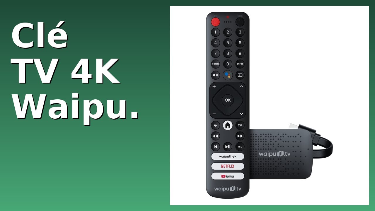 AVIS (2025) : Clé TV 4K Waipu.. DÉTAILS ESSENTIELS