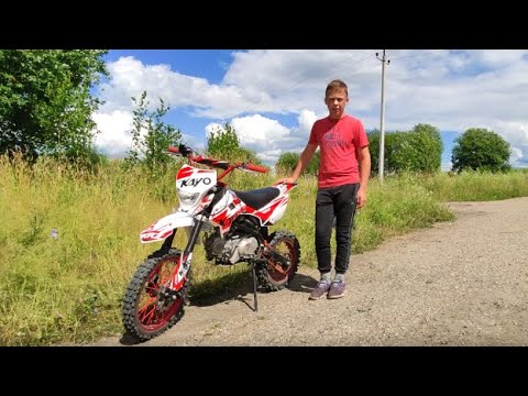 Питбайк Кайо 125 в лесу