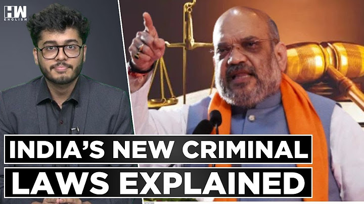 India's New Criminal Laws To Come Into Effect From July 1: Here's All You Need To Know | Amit Shah