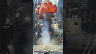 POV: Watching a Missile Strike From a Skyscraper Window