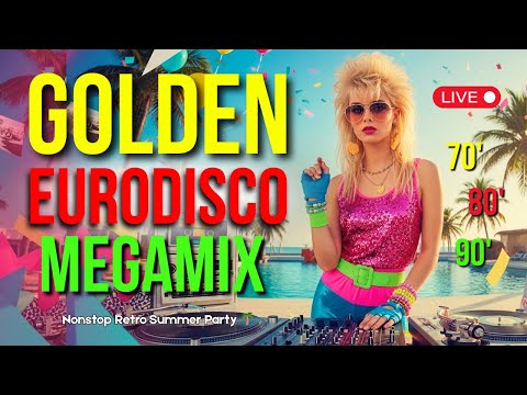 Best 80s 90s Eurodisco Megamix Vol.2 🌴 Ultimate Retro Beach Party